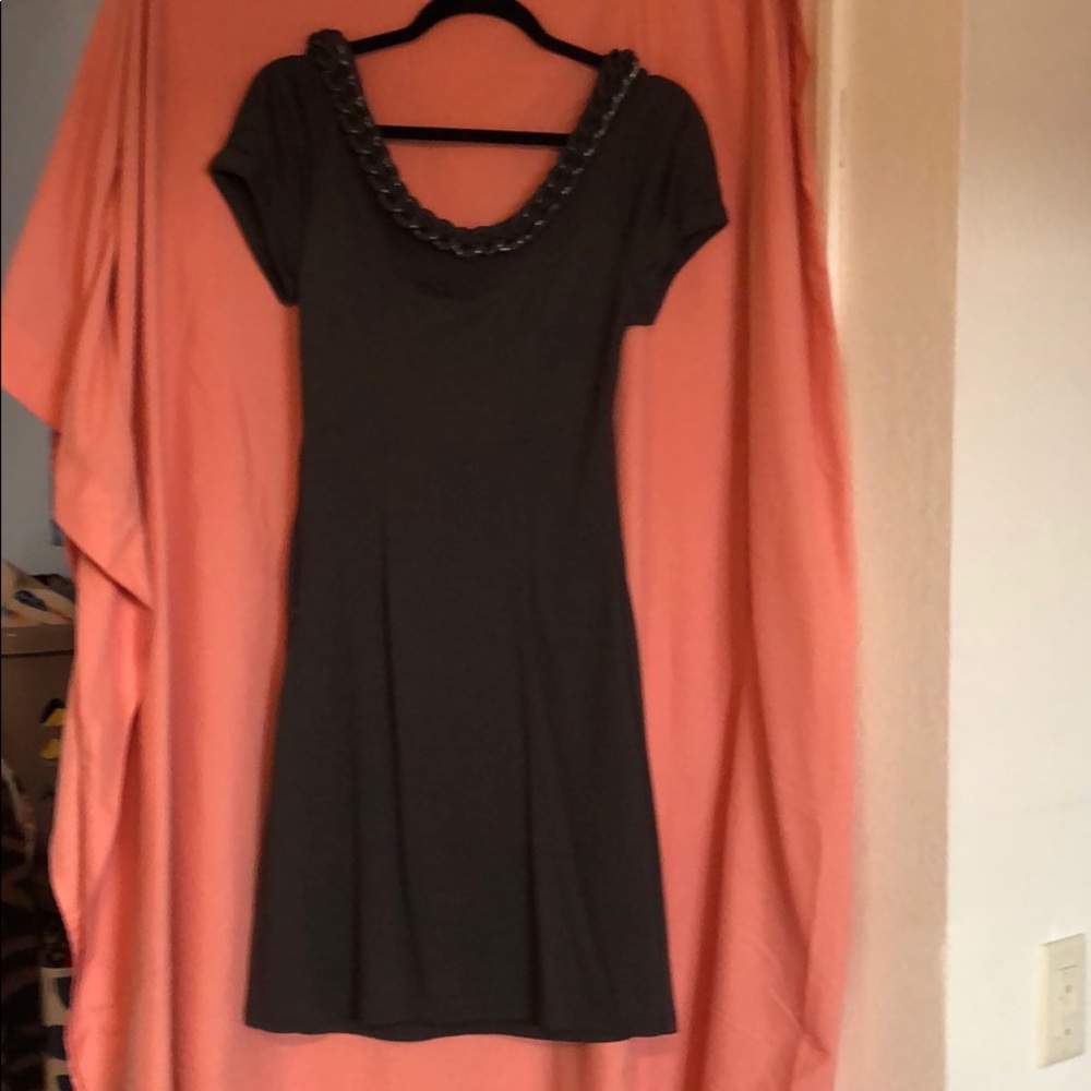 Charcoal grey dress